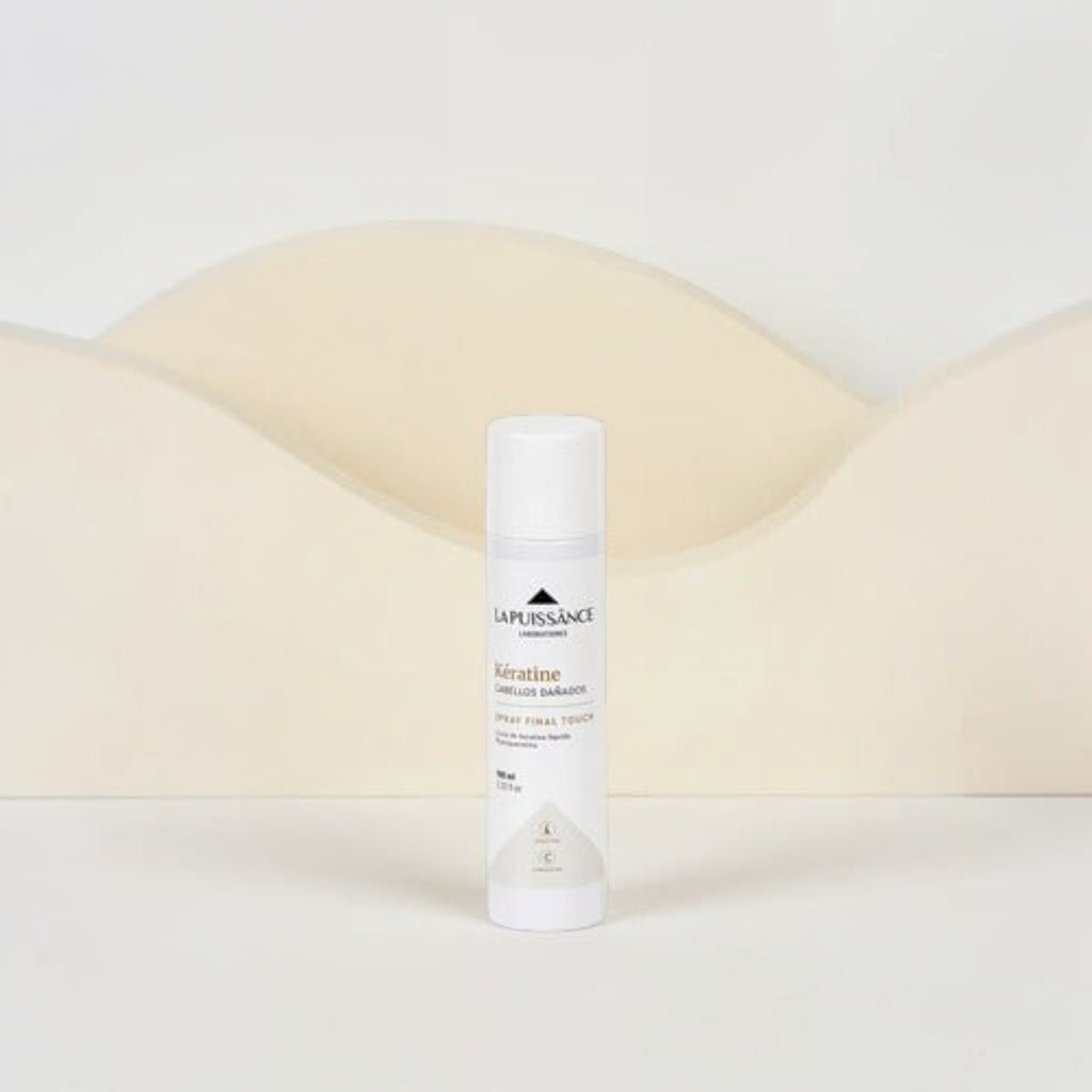 Spray reparador de keratina La Puissance Final Touch para cabello dañado en envase de 100ml de Distriwil