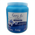 Tratamiento capilar intensivo Distriwil Frilayp Semi Di Lino de 1000g en envase azul para hidratación profunda